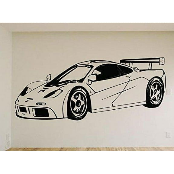 StickerChef Mclaren Race Car Auto Wall Decal Stickers Murals Boys Room Man Cave