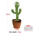 thumbnail image 2 of Juguetes Cactus Bailarín Kokkonco Recargable 120 canciones En Español Sombrero y Lindo Chal incluido, 2 of 8