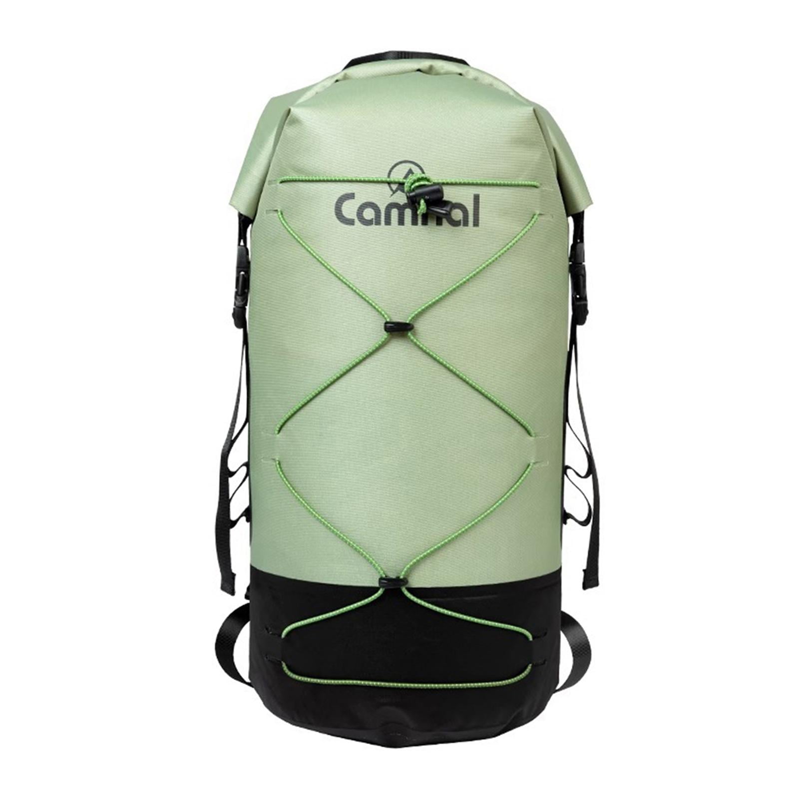 funtasica Waterproof Dry Bag Swimming Backpack Outdoor Dry Bag Swimmers Float Equipment Bag Diving Dry Bag Snorkeling Rafting Water Bag Lightweight Waterproof N Green