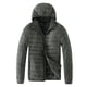 thumbnail image 3 of Gibobby Chamarra de hombre chamarra de invierno para hombre, parka acolchada, carcasa impermeable extraíble, chamarra de esquí cortavientos pesada para hombre(Verdemilitary,XG), 3 of 3