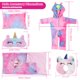 thumbnail image 3 of Set de saco de dormir para muñecas unicornio MSYO de 18 pulgadas, 3 of 7