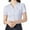 White, variant on Pxiakgy Women's Basic Button Up Shirt Short Sleeve Stretchy Button Down Collared Shirts Waitress Work Shirt Formal Business Casual Tops Formal Shirt for Women Office Wear Black L