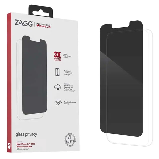 Protector de pantalla ZAGG InvisibleShield Glass Privacy iPhone 13 PRO MAX