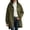 #01 Army Green 【Mix, Match & Rotate: Stock Up on Daily Colors】, variant on Women's Oversized Loose Fit Zip Up Hooded Hoodie Coat Mid Length Jacket with Pockets Comfy Soft Cozy Casual Daily Wear Outerwear | CSEONE,Army Green L