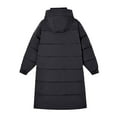 thumbnail image 4 of Cnbwig Winter Jacket for Womens Hooded Winter Long Coat for Heavy Duty Insulated Thermal Overcoat with Knee Length Warm Windproof Outerwear Fashion New Keep Warm Jacket Black L, 4 of 5