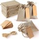thumbnail image 1 of 30 Bolsas de Yute con Cordón, Bolsas de Arpillera para Fiestas, Bolsas para Dulces de Fiesta Reutilizables, Diseño Rústico para Regalos, Joyería, Bodas, Cumpleaños, Pascua, 1 of 4