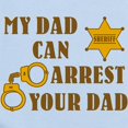 thumbnail image 2 of CafePress - Arrest Your Dad Deputy Body Suit - Baby Light Bodysuit, Size Newborn - 24 Months, 2 of 4