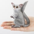 thumbnail image 3 of Holzlrgus Sugar Glider Figurine Realistic Plastic Flying Squirrel Sitting Statue for Collection Birthday Gift Ornament, 3 of 4
