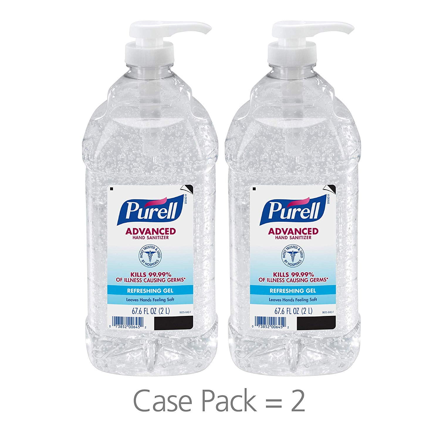 Advanced Hand Sanitizer Refreshing Gel 2 Liter Hand Sanitizer