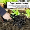 thumbnail image 3 of 2-in-1 Cordless Tiller & Cultivator with Extension Pole, 24V Battery Powered Handheld Garden Tiller, Electric Soil Cultivator for Weeding and Aerating, Yard & Lawn (with Extension Pole, 2 Battery), 3 of 7