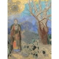 thumbnail image 2 of Redon, Odilon 12x14 Black Ornate Wood Framed with Double Matting Museum Art Print Titled - Buddha, 2 of 4