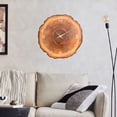 thumbnail image 1 of twisto Wall Clock Quiet Round Decorative Hanging Ornament MDF Silent Creative Simple Design For Bedroom Living Room Study Suitable For Office Kitchen Gift Giving 12 Inch, 1 of 8