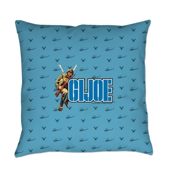 CafePress - G.I. Joe Blue Pattern - Everyday Pillow Woven