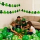 thumbnail image 4 of St. Patrick's Day Tableware Set, Green Lucky Shamrock and Plaid Disposable Plates, Cups, Napkins, Forks, Spoons, Knives, Straws, Banner for St. Paddy's Day, Irish-Themed Birthday Party Supplies, 4 of 7