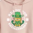 thumbnail image 3 of Garfield - Ready For Shenanigans  - Juniors Cropped Pullover Hoodie, 3 of 5