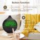 thumbnail image 3 of Humidificador de color de grano de madera oscura de 180 ml, humidificador de aroma ultrasónico USB con 7 luces LED de colores difusor de aroma para dormitorio, yoga, oficina JM, 3 of 5