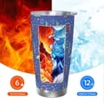 thumbnail image 6 of Uemuo New-York City Print Travel Coffee Mug ,20oz Double-walled Car Cup ,Stainless Steel Insulated Tumbler Leak-proof Travel Cup Reusable Straw Car Cup-Straw Two-piece Set, 6 of 8