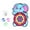 A, variant on EGNMCR Children's Throwing Dart Board Sticky Ball Self-adhesive Disk Set Indoor And Outdoor Educational Toys Darts Christmas Gifts Throwing a dart board Birthday Gifts for Kids