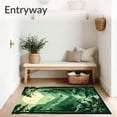 thumbnail image 3 of ODIKA 4'x6' Machine Washable Non-Slip Area Rug, Roaring Dino Discovery Creature for Teens High Traffic Rug, Green, 84203, 3 of 3