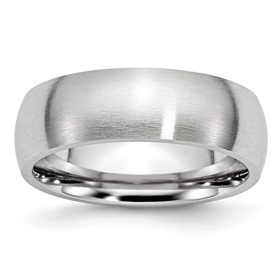 Chisel Cobalt Satin 7mm Wedding Band