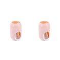 thumbnail image 2 of Yuarrent Exprimidor automático de de dientes, dispensador de manos libres montado en la pared, estante de de para baño, baño, rosa Rosado 2piezas Yuarrent CBP137785, 2 of 6