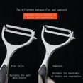 thumbnail image 4 of 2pc Stainless Steel Multi-function Vegetable Peeler&ampJulienne Cutter Julienne Peeler Potato Carrot Grater Kitchen Tool Gadgets, 4 of 5
