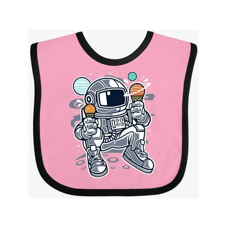 

Inktastic Astronaut Ice Cream Gift Baby Boy or Baby Girl Bib