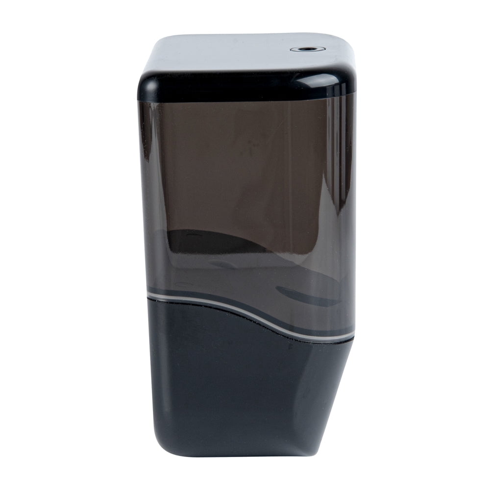 Restaurantware-Clean Tek Professional 34 Ounce Automated Soap Dispenser, 1 Touchless Wall-Mountable Soap Dispenser - With Security Key, Black Plastic Soap Dispenser, Transparent, For Liquid Soap