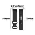 thumbnail image 3 of Replacement Watch Strap for Fitbit Charge 5 Activity Tracker Silicone Wristband Sport Wrist Strap Adjustable Watch Band, 3 of 4