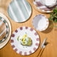 thumbnail image 3 of Juego de vajilla Gibson Home Cottage Stripes de melamina, 12 piezas, 3 of 5