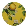 thumbnail image 4 of HAOXIT Fruit Pattern Round Tablecloth, ,Stain Resistance,Water Repellent Wipeable & Spillproof Table Cover,,for Buffet Table, , , , 46-50, 4 of 8