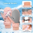 thumbnail image 5 of Toddler Mittens. Kids Ski Mittens. Insulated Waterproof Mittens for Girls Boys. Warm Fleece Winter Snow Gloves for Kids, 5 of 5