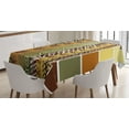 thumbnail image 1 of Ambesonne Zambia Tablecloth Rectangular Table Cover, Vintage Mixed African, 60"x90", Multicolor, 1 of 3