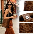 thumbnail image 4 of URSOFINE 2Pcs Women Faux Suede Bucket Bag Set, Adjustable Strap Slouchy Hobo Shoulder Tote Purse, Multiway Crossbody Handbag for Work Shopping Travel Fall Winter Daily Use, 4 of 7