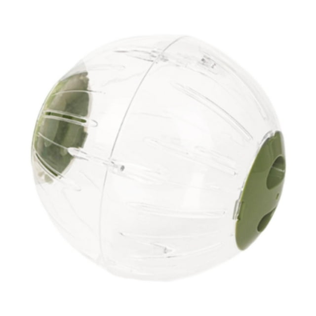 Pelota de entrenamiento para hámster, pelota deportiva, 7,28 '', fácil de limpiar, transparente, Verde