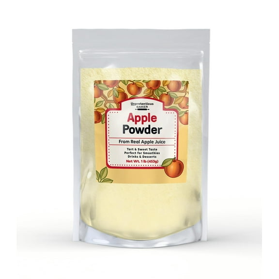Unpretentious Apple Powder, 1 lb, For Baking, Smoothies, & Drinks