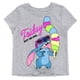 thumbnail image 5 of Camiseta Disney Lilo & Stitch Big Girls gris/azul de 10 a 12 años, 5 of 7