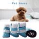 thumbnail image 5 of Billuyoard Botas para mascotas, zapatos para cachorros de lluvia y nieve, calzado antideslizante a prueba de frío para mascotas, azul, 5 yardas Ropa para mascotas azul dos Billuyoard PT000052-07, 5 of 6