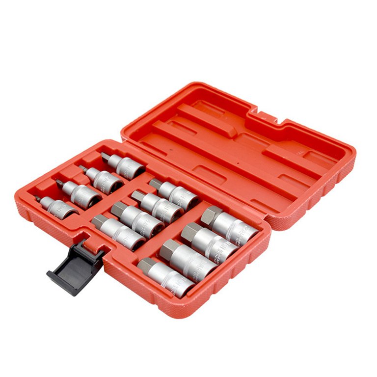 30pcs 1/2 Metric Hex Socket Set Allen Keys Bit H5-H19 Extra