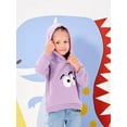 thumbnail image 5 of famuka Toddler Boy Girl Dino Sweatshirt Baby Cute Cartoon Hoodies Casual Shirts, 5 of 9