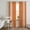 Orange, variant on Cream Striped Sheer Curtains 72 Inch Length 2 Panels Set, Farmhouse Beige White Stripes Aesthetics Voile Window Treatment Rod Pocket Curtains Sheers Drapes for Bedroom/Living Room/Kitchen 52"x72"x2