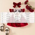 thumbnail image 3 of JFOPQVSM Baby Girls Christmas Comfortable and Breathable Long Sleeved Dress Cute Cartoon Print Bodysuits, 3 of 7
