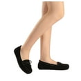 thumbnail image 6 of Dream Pairs Women's Winter Suede Moccasins Faux Fur Slip Comfort Outdoor/Indoor House Slippers Shozie-01 Black Size 9, 6 of 6