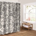 thumbnail image 5 of Spring Floral Bathroom Curtain 84 Inch Shower Curtain with Hooks, Vintage Summer Botanical Farmhouse Waterproof Polyester Bath Curtain Washable Bathtub Curtain 72''x 84'', 5 of 6