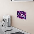 thumbnail image 6 of Haosy Light Switch Cover Plate 3 Gang Electrical Outlet Covers Pink and Purple Hearts Decorate Wall Plate 4.56”x4.48”, 6 of 8