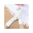 thumbnail image 6 of INSPIRE CHIC Women's Pearl Floral Lace Gloves Female Polka Point Finger Length Arm Sleeves for Grace Female Bridge Wedding Party Dating White9, 6 of 6