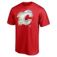 thumbnail image 2 of Men's  Red Calgary Flames Snow Logo T-Shirt, 2 of 3