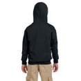 thumbnail image 2 of The Gildan Youth Heavy Blend 8 oz, 50/50 Full-Zip Hood - BLACK - S, 2 of 2