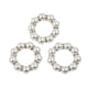 thumbnail image 3 of 12 Pcs Pearls Napkin Ring Napkins Holders Table Decoration For Party Wedding Kitchen Dining Room Family Dinner Table Decor, 3 of 10