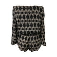 thumbnail image 2 of LoveShackFancy Women's Bandana Print Romper 1/S Black, 2 of 2